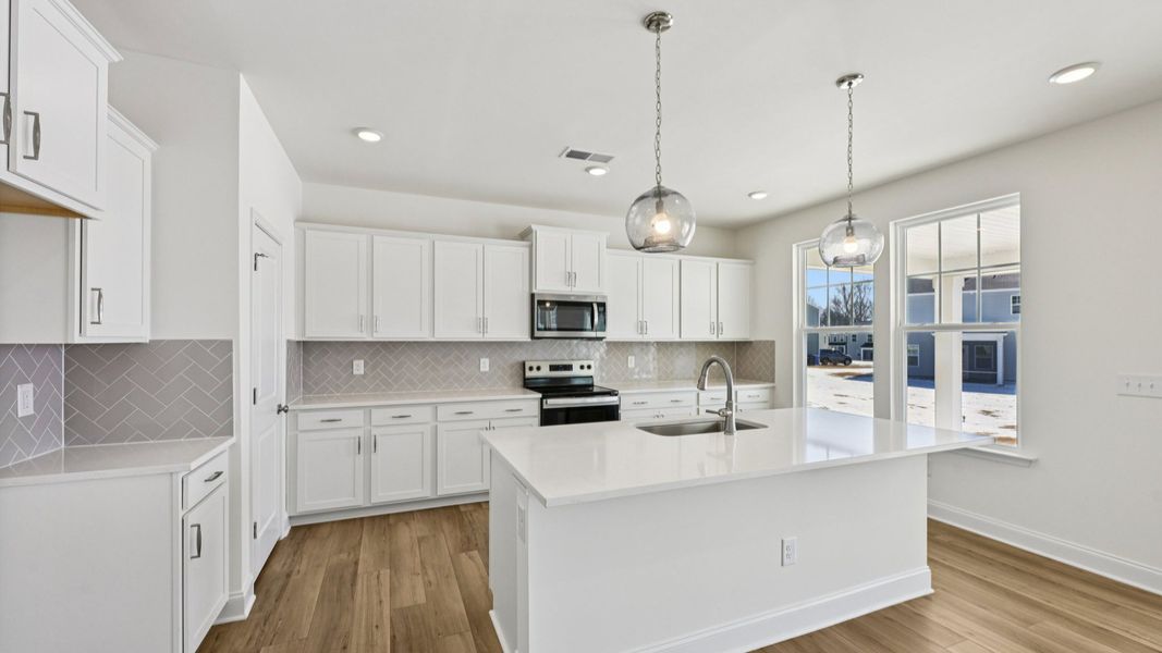 Representative furnished interior of a home built from the Burton by DRB Homes in Sidney Creek Single Family, Zebulon (Image 17). Representative furnished interior of a home built from the Burton by DRB Homes in Sidney Creek Single Family, Zebulon (Image 17).
