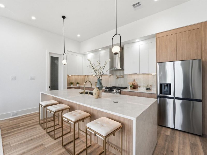 Furnished interior view inside a new home in , Houston (Image 7).