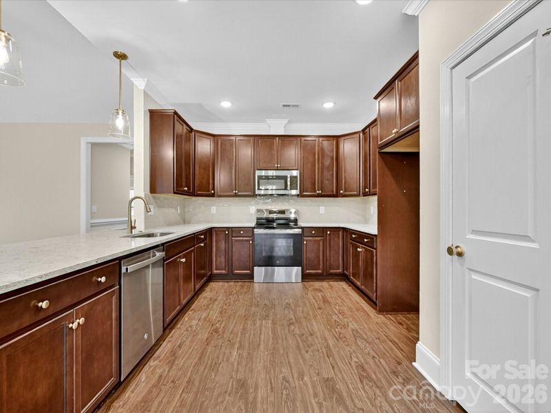 Furnished interior view inside a new home in , Monroe (Image 6).