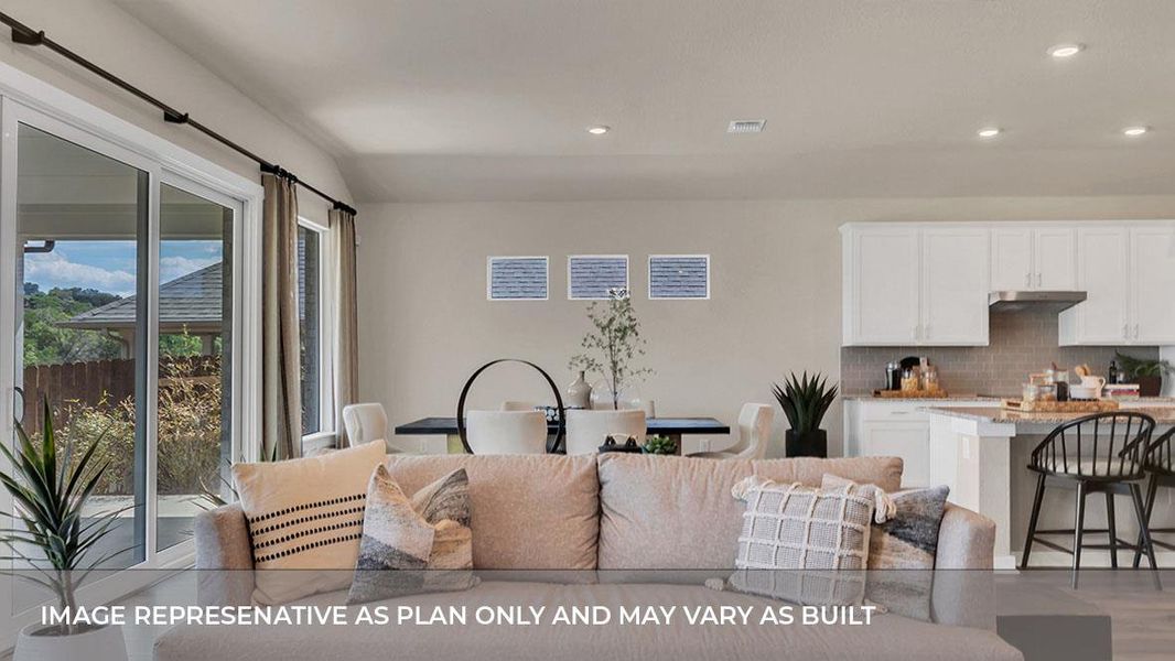 Furnished interior view inside a new home in Rosenbusch Ranch, Leander (Image 14).