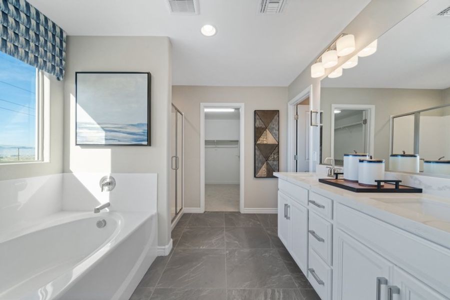 Furnished interior view inside a new home in Estrella, Goodyear (Image 7).