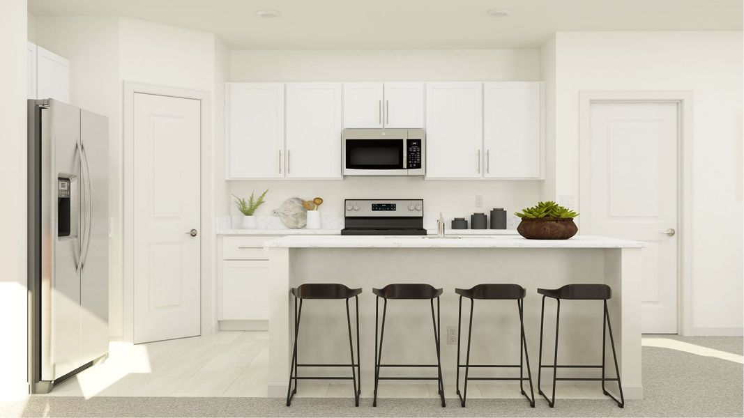 Atlanta plan kitchen