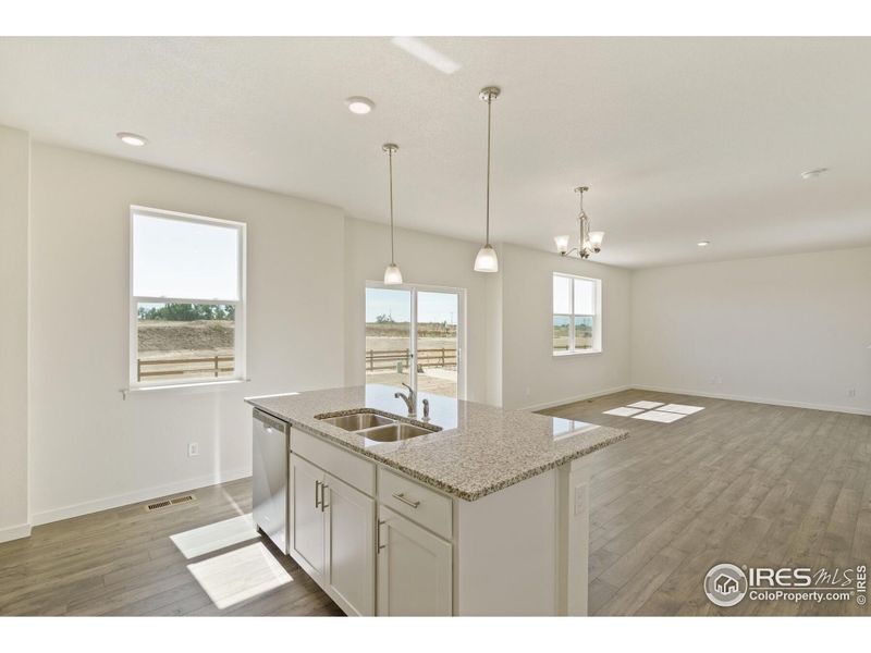 Furnished interior view inside a new home in Westgate, Greeley (Image 10).