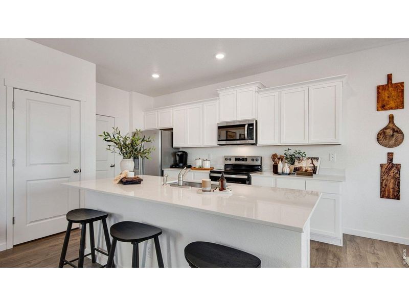 Furnished interior view inside a new home in Prairie Song, Windsor (Image 11).