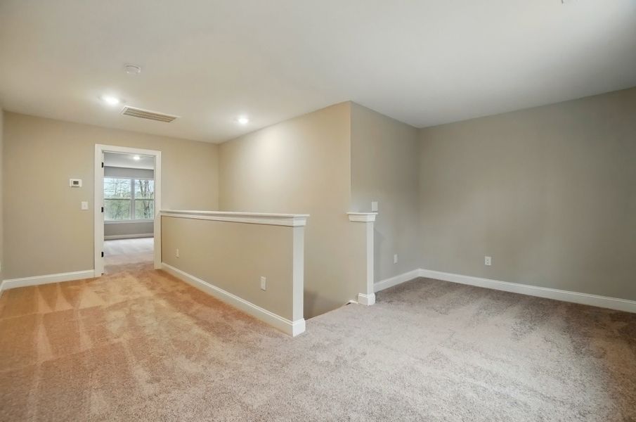 Representative unfurnished interior of a home built from the Tillery by Caruso Homes in Blue Run, Raleigh (Image 68). Representative unfurnished interior of a home built from the Tillery by Caruso Homes in Blue Run, Raleigh (Image 68).