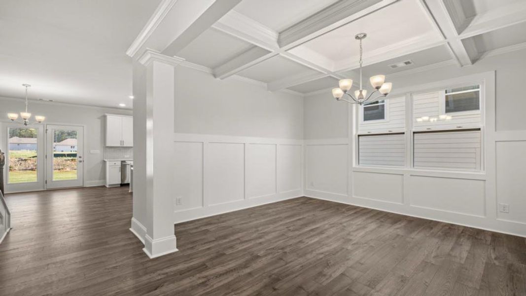 Spacious, unfurnished interior of a new home in Hamptons at Riverwood East, Dallas (Image 14).