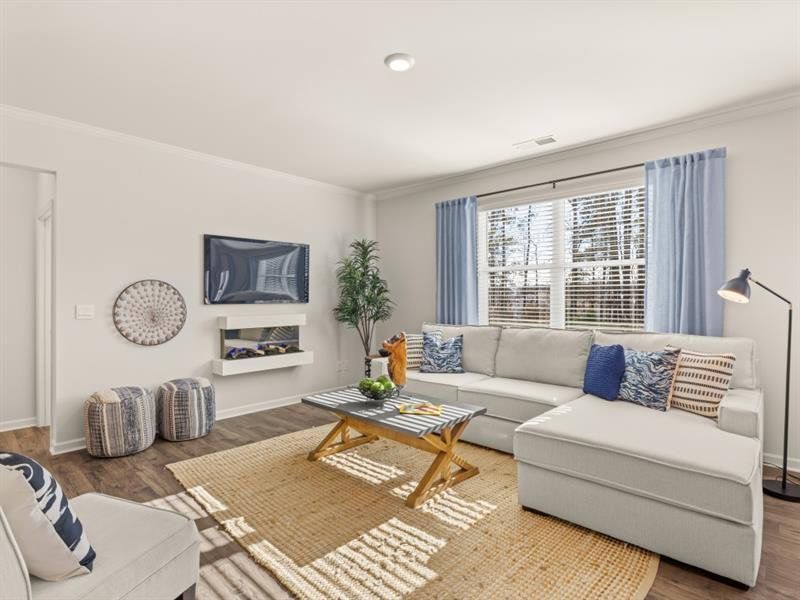 Furnished interior view inside a new home in Thompson Ridge, Dallas (Image 35).