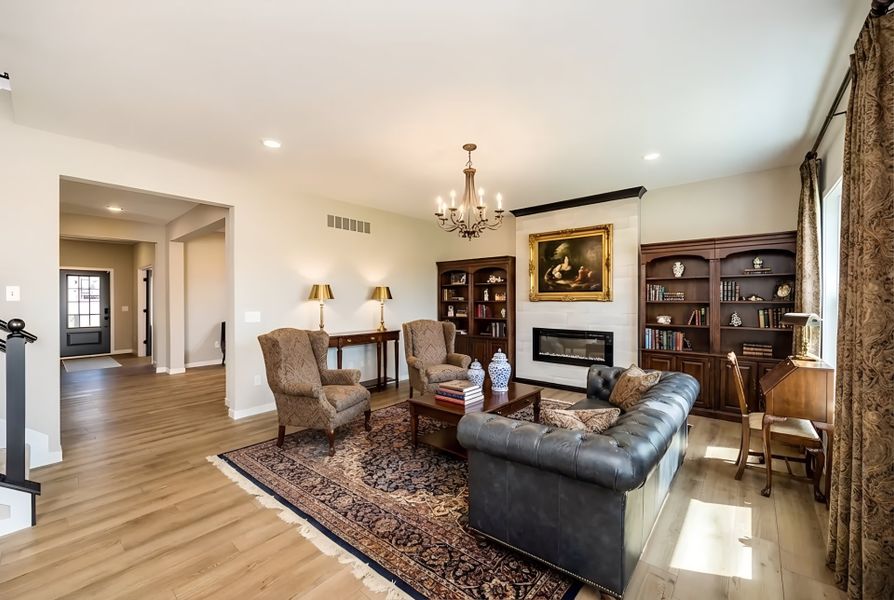 Furnished interior view inside a new home in Three Rivers, Rome (Image 44).