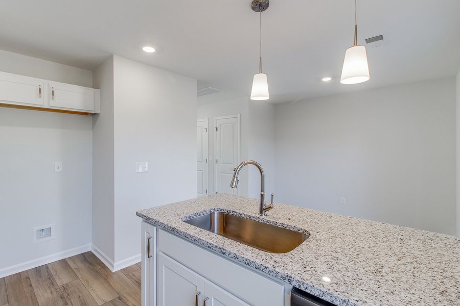 Close-up of interior finishes inside a home in Astoria, Columbia (Image 11).