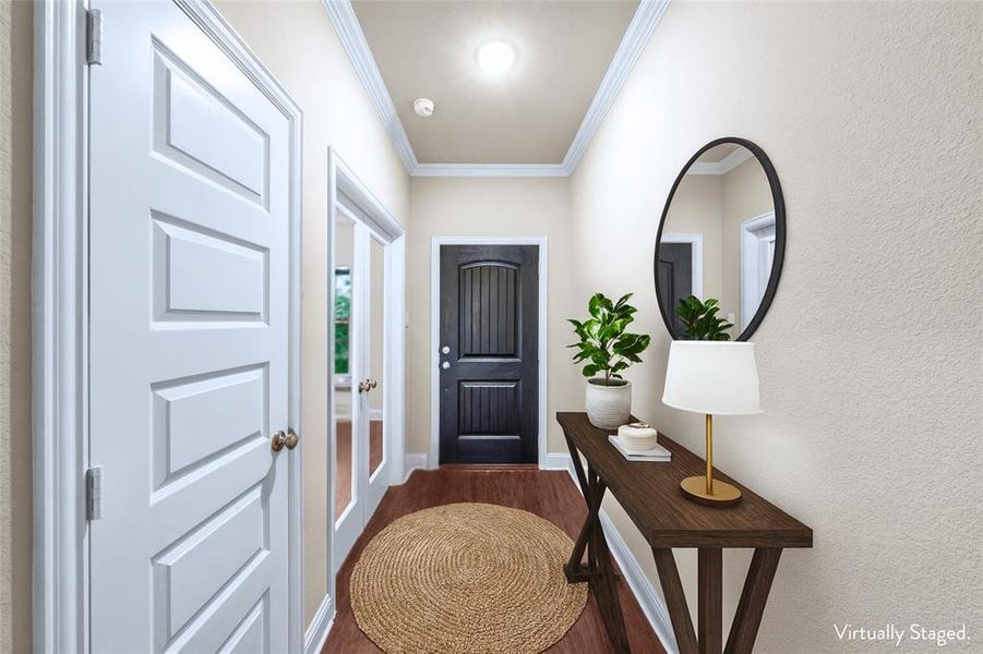 Furnished interior view inside a new home in Bridgepoint, Greenville (Image 3). Furnished interior view inside a new home in Bridgepoint, Greenville (Image 3).