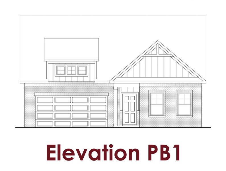 Representative rendering of the exterior for the Aspen UHP                                                                Primary Suite on Main by Chafin Communities (Image 7).