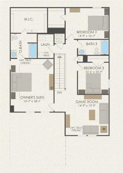 Pulte Homes, Mesilla floor plan