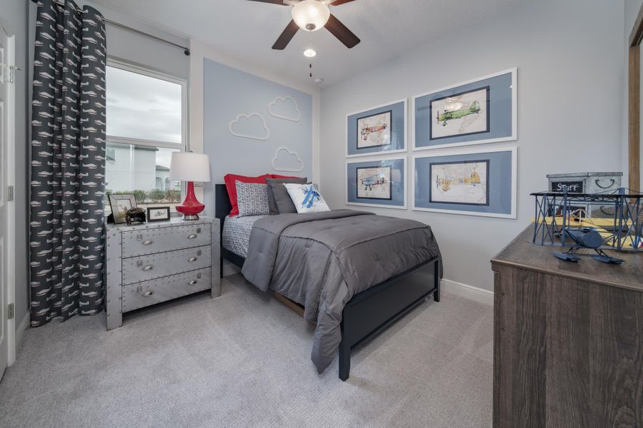 Bedroom 3 - Miles at Brack Ranch in St. Cloud, FL by Landsea Homes