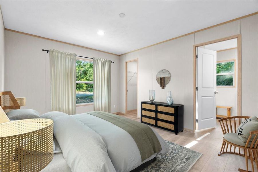 Primary Bedroom Virtually Staged