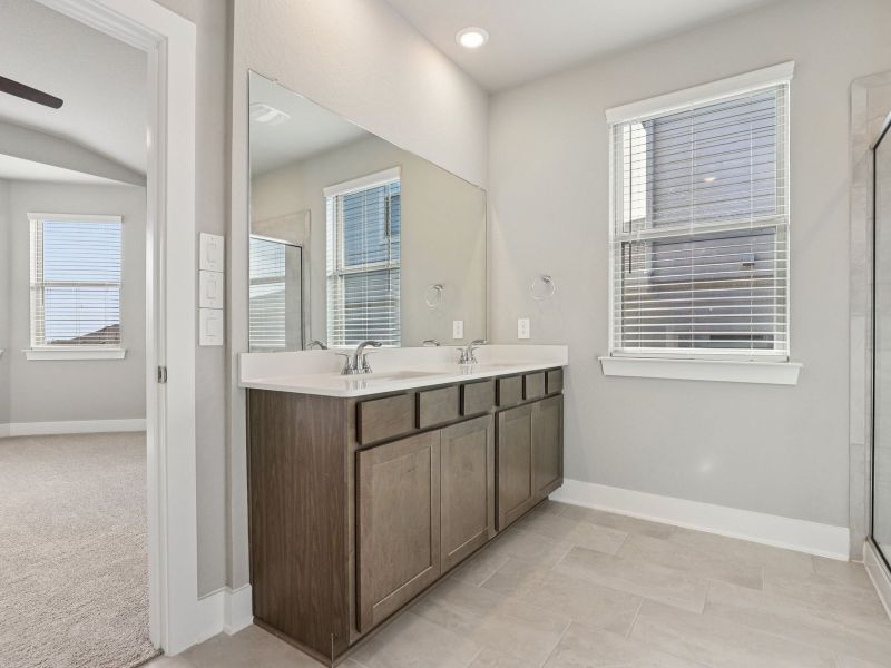 Furnished interior view inside a new home in Kallison Ranch, San Antonio (Image 10). Furnished interior view inside a new home in Kallison Ranch, San Antonio (Image 10).