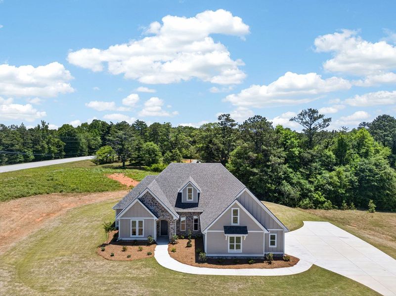 Front exterior of a new home in Hwy 16 South - Carrollton, Carrollton, GA, highlighting curb appeal (Image 27).