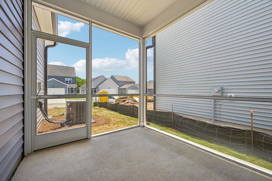 Exterior details and patio area of a home in The Point, Rolesville (Image 19).