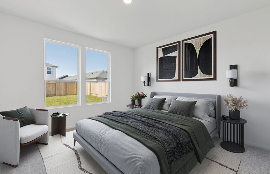 Furnished interior view inside a new home in Montgomery Bend, Montgomery (Image 6).