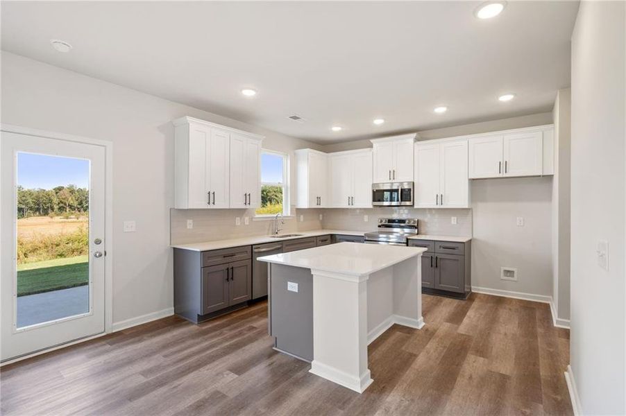 Furnished interior view inside a new home in The Brooke at Rivertown, South Fulton (Image 15).