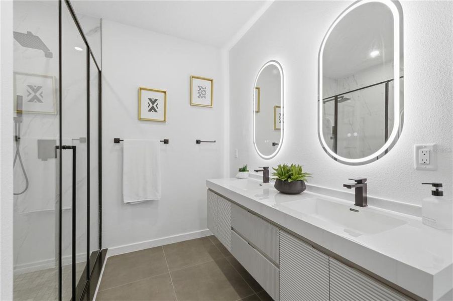 Furnished interior view inside a new home in , St. Petersburg (Image 29).