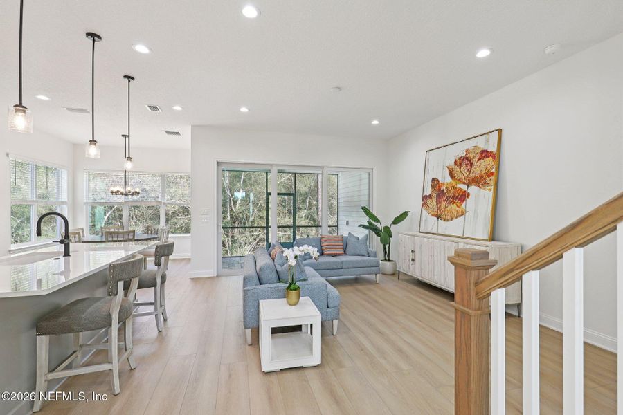 Furnished interior view inside a new home in Middlebourne, St. Johns (Image 34). Furnished interior view inside a new home in Middlebourne, St. Johns (Image 34).