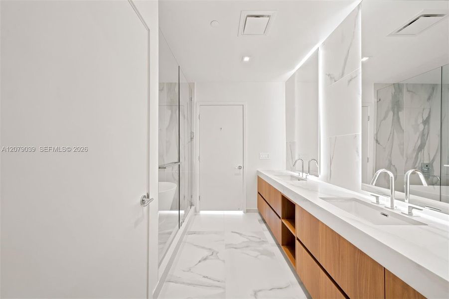 Furnished interior view inside a new home in , Miami (Image 9). Furnished interior view inside a new home in , Miami (Image 9).