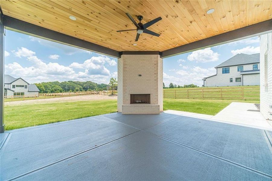 Exterior details and patio area of a home in , Dacula (Image 30).