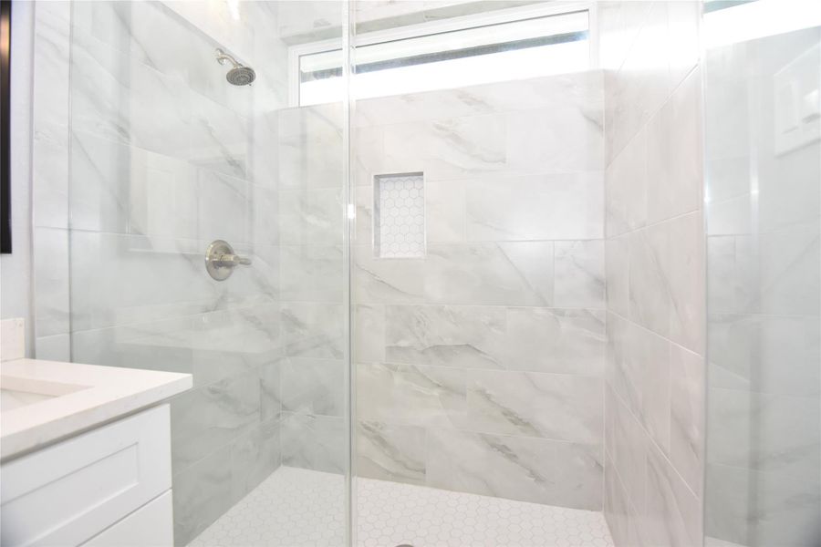 Primary bath with large walk in shower Primary bath with large walk in shower