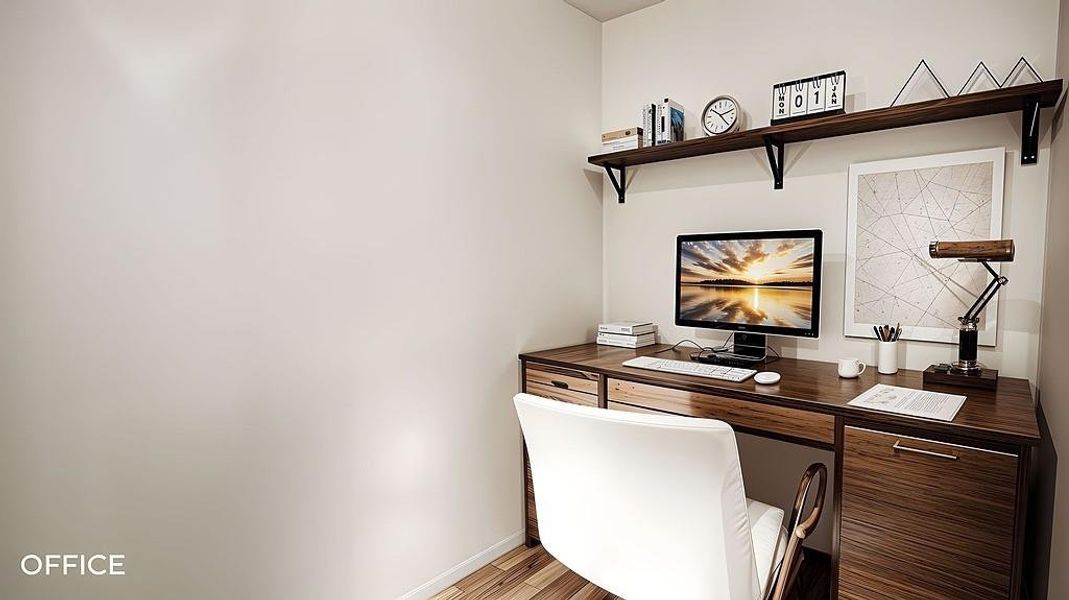 Furnished interior view inside a new home in , Brenham (Image 12).