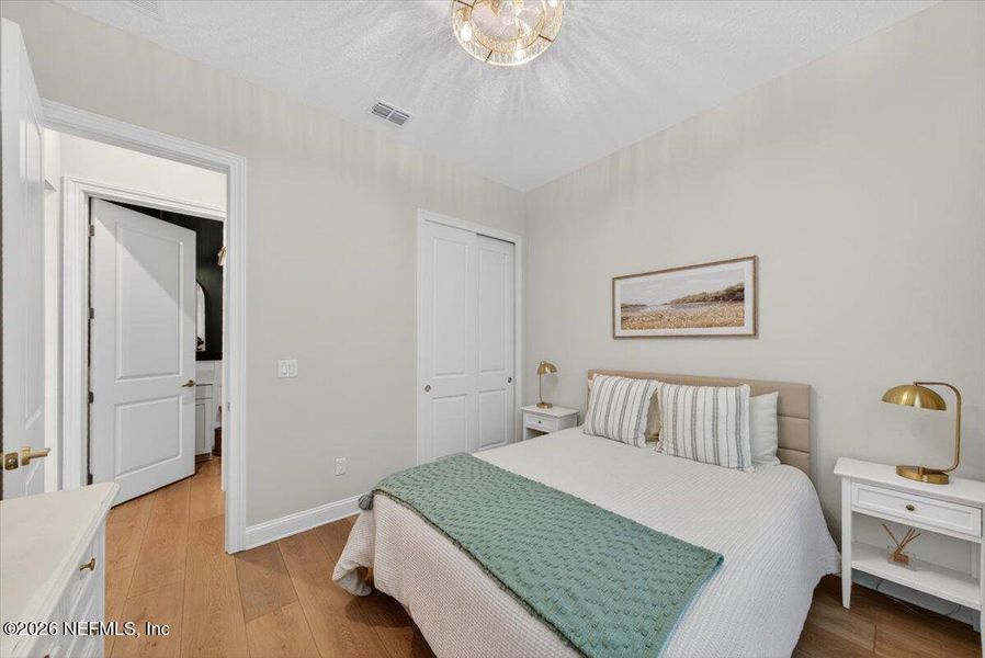 Furnished interior view inside a new home in , St. Johns (Image 37).