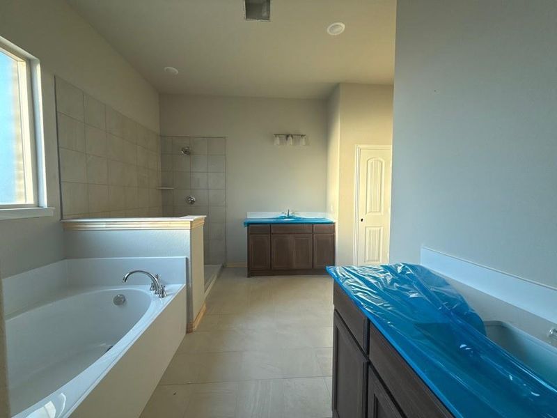 In-progress construction of a new home in Clear Sky Addition, Valley View, TX (Image 4). In-progress construction of a new home in Clear Sky Addition, Valley View, TX (Image 4).