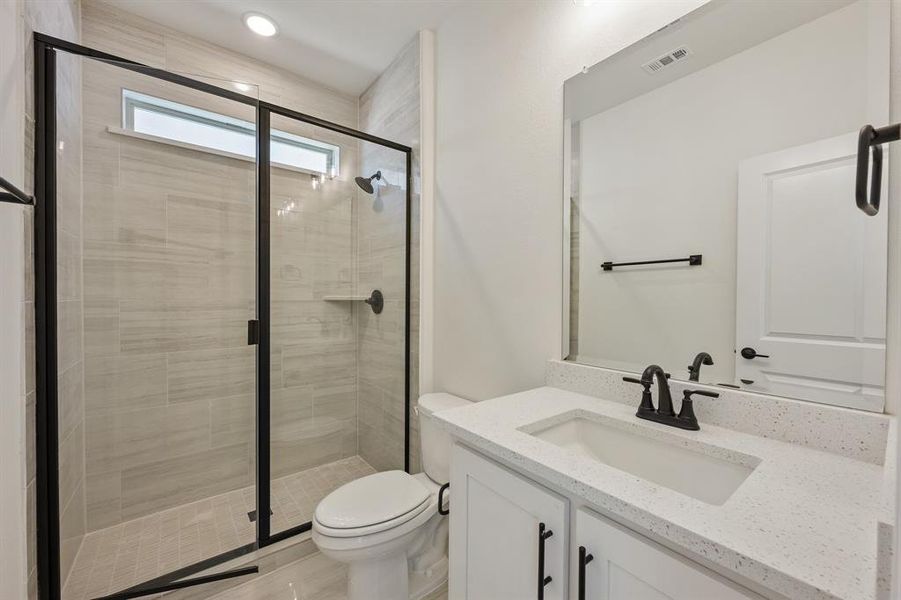 Furnished interior view inside a new home in Willow Wood Classic 50, McKinney (Image 9).