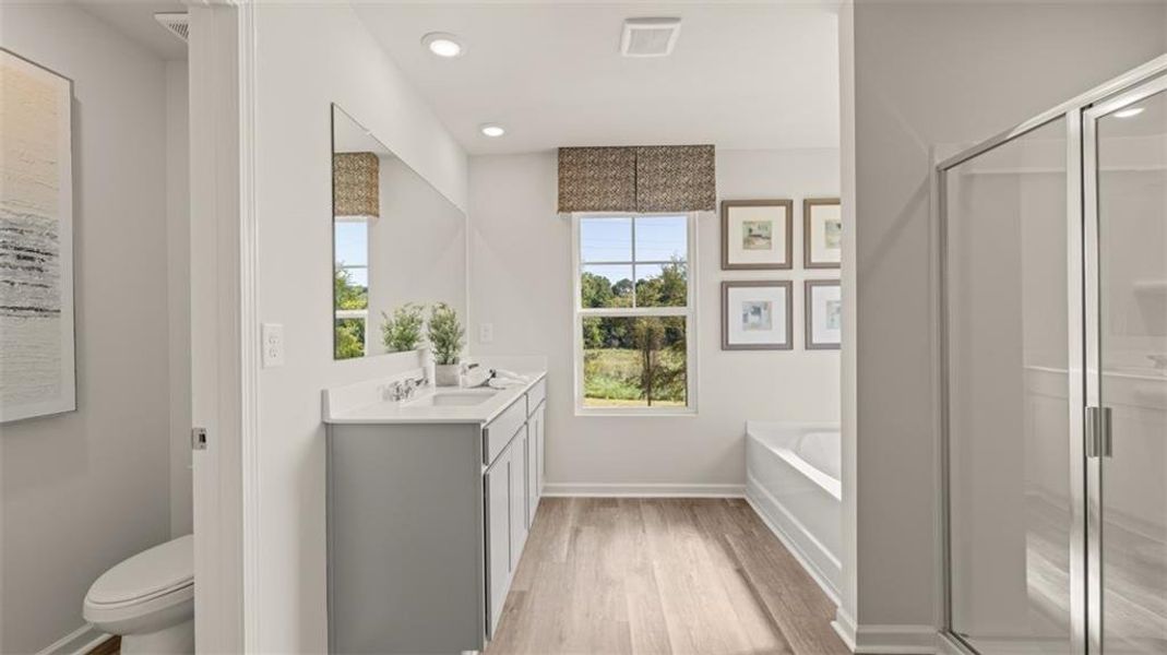 Furnished interior view inside a new home in Jackson Landing, Jefferson (Image 59). Furnished interior view inside a new home in Jackson Landing, Jefferson (Image 59).