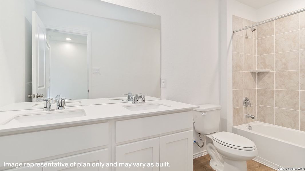 Furnished interior view inside a new home in Blue Ridge Ranch, San Antonio (Image 8).