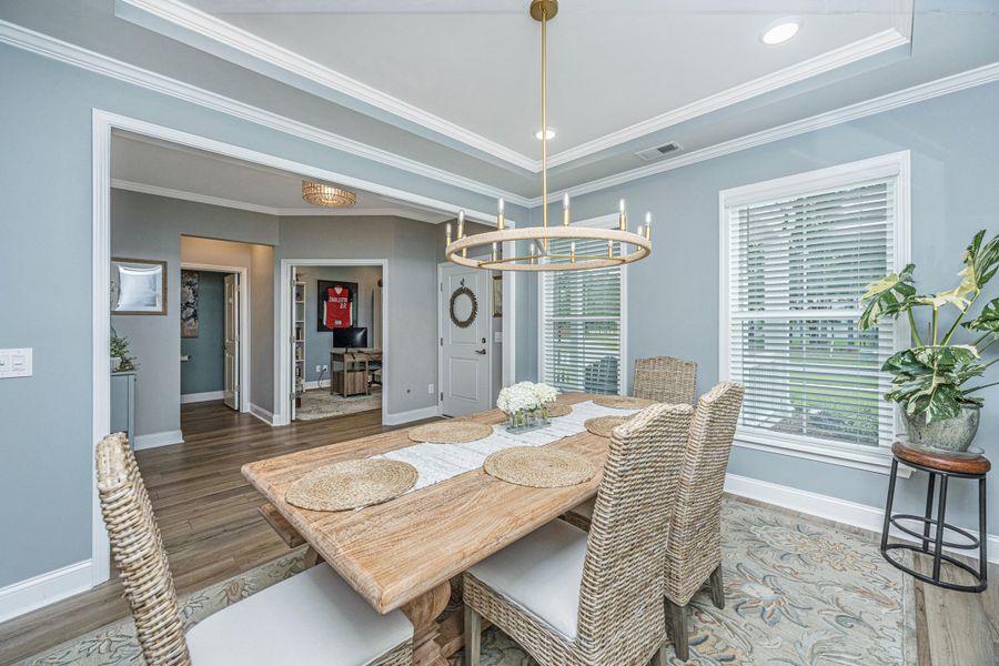 Furnished interior view inside a new home in Sea Island Preserve, Johns Island (Image 13).