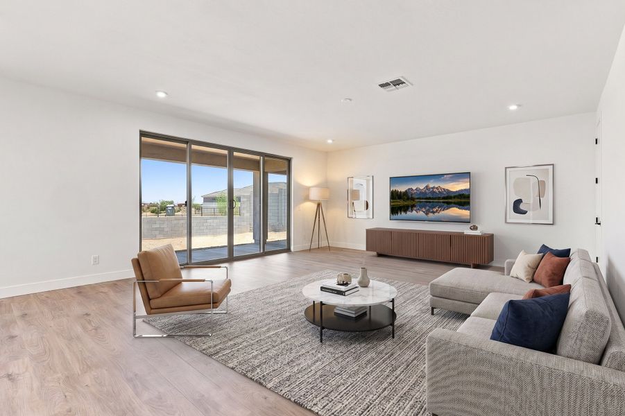 Furnished interior view inside a new home in Sanctuary, Phoenix (Image 6).