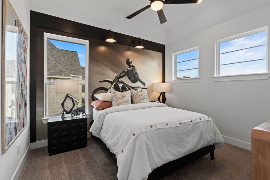 Furnished interior view inside a new home in Evergreen, Conroe (Image 16). Furnished interior view inside a new home in Evergreen, Conroe (Image 16).