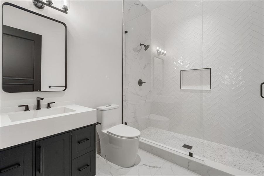 Furnished interior view inside a new home in , Alpharetta (Image 35).