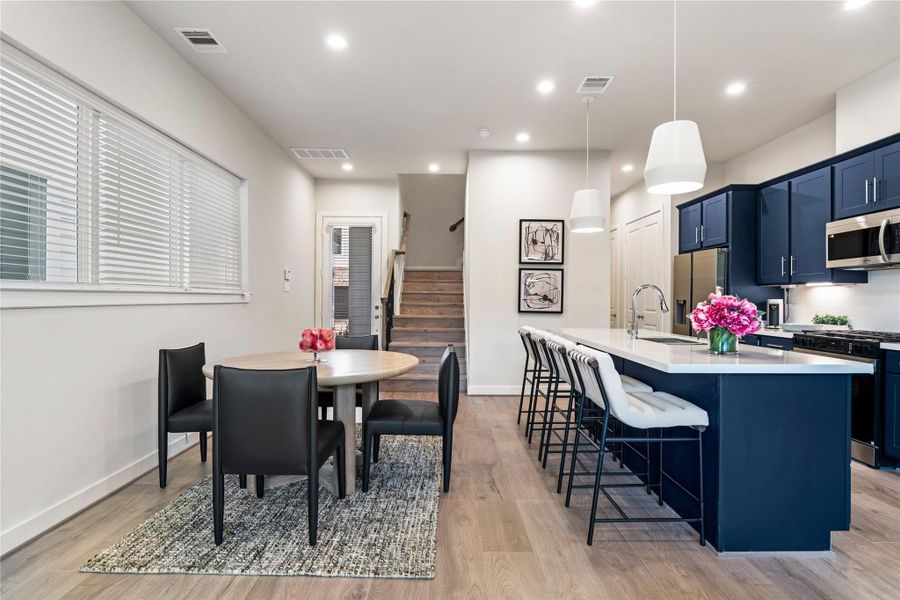 Furnished interior view inside a new home in Willowbend Point, Houston (Image 16).