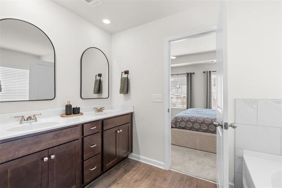 Furnished interior view inside a new home in , Dawsonville (Image 19).