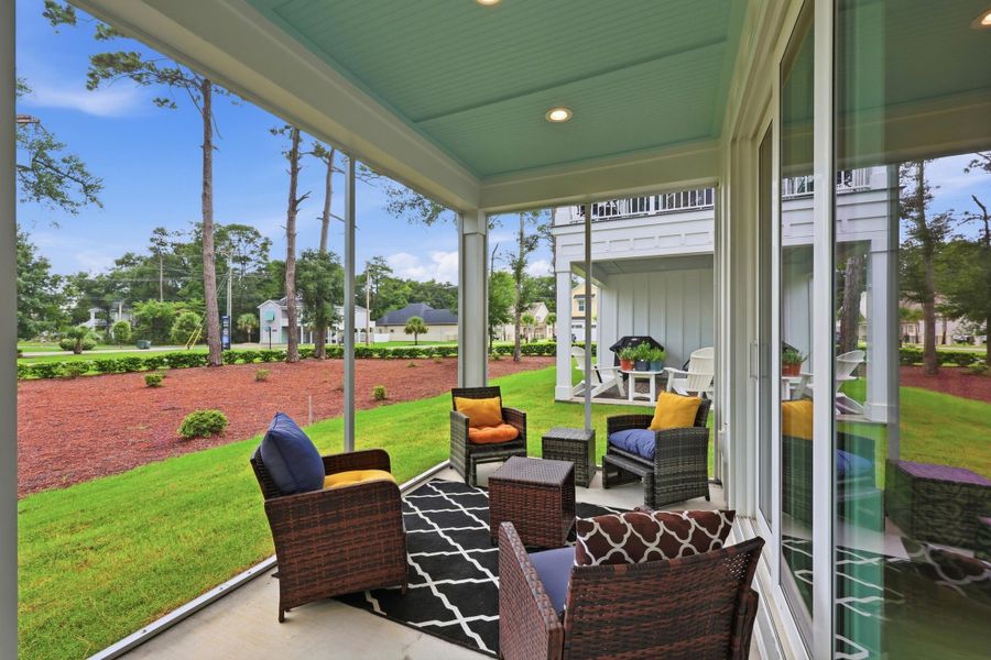 Exterior details and patio area of a home in , North Myrtle Beach (Image 31). Exterior details and patio area of a home in , North Myrtle Beach (Image 31).