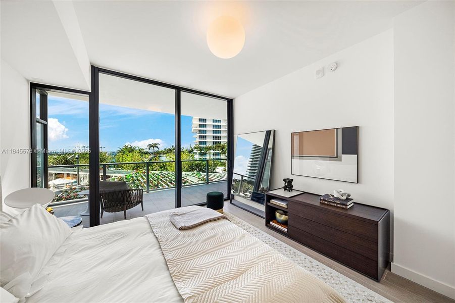 Furnished interior view inside a new home in Five Park, Miami Beach (Image 6). Furnished interior view inside a new home in Five Park, Miami Beach (Image 6).