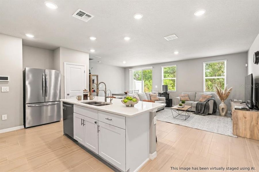 Furnished interior view inside a new home in , Wesley Chapel (Image 5).