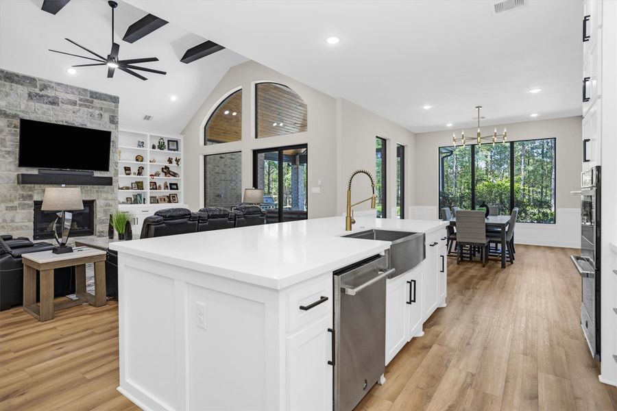 . Open-concept layout ideal for entertaining