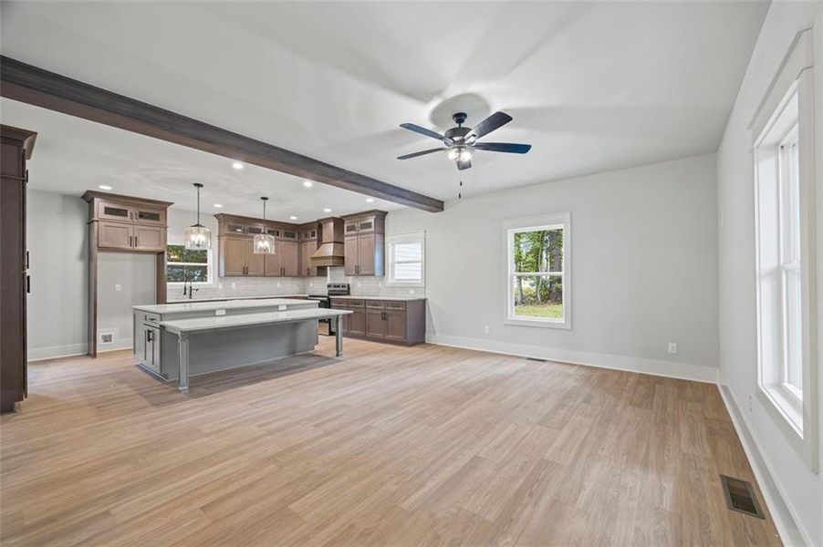 Furnished interior view inside a new home in , Monroe (Image 9).