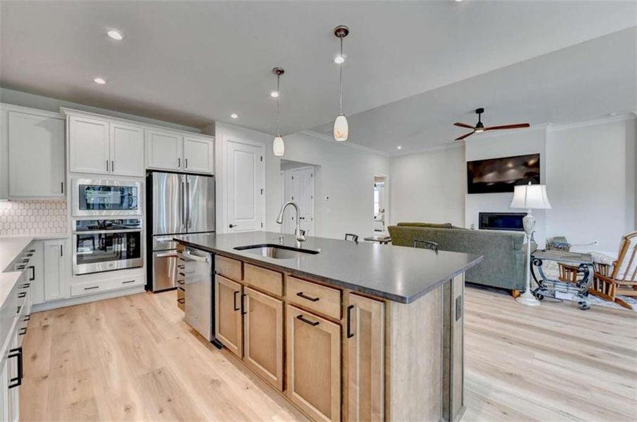 Furnished interior view inside a new home in , Hoschton (Image 25).