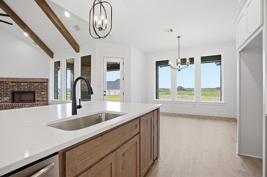 Furnished interior view inside a new home in , Springtown (Image 6).