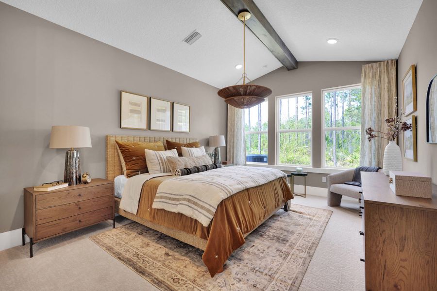 Representative furnished interior of a home built from the The Cypress by Providence Homes (Florida) in Reflections at Nocatee, Nocatee (Image 50).