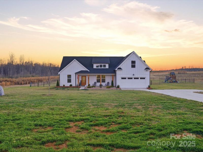 Front exterior of a new home in , Lincolnton, NC, highlighting curb appeal (Image 1). Front exterior of a new home in , Lincolnton, NC, highlighting curb appeal (Image 1).