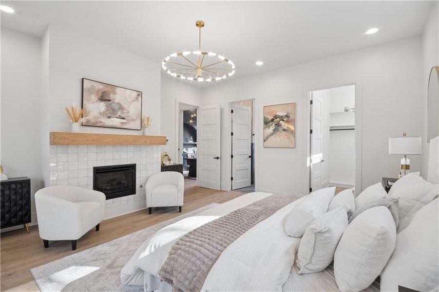 Furnished interior view inside a new home in , Atlanta (Image 13).